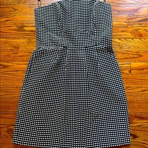 Mini hearts strapless dress